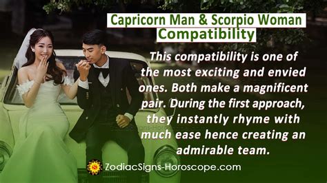 capricorn man scorpio female|scorpio and capricorn marriage compatibility.